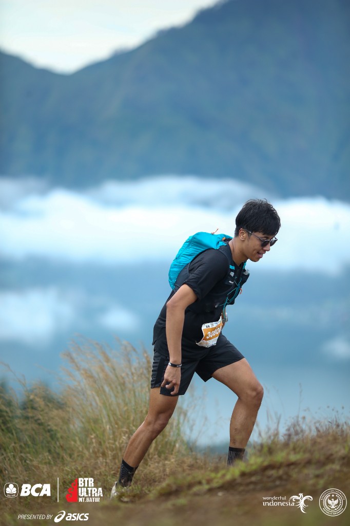 Climbing volcanic terrain at BTR Ultra Mt. Batur
